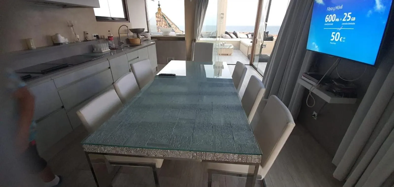 아야몬테 Atico De Lujo Encima Del Mar 아파트 스페인