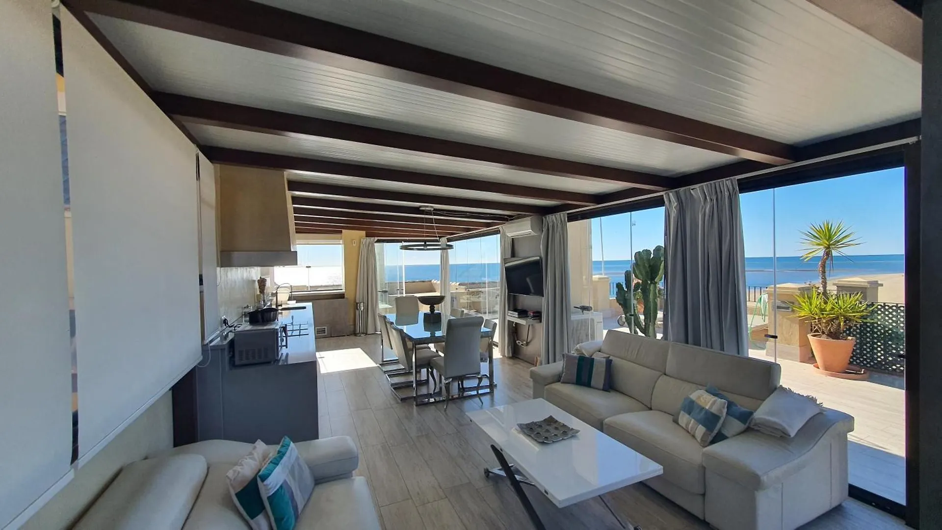 아야몬테 Atico De Lujo Encima Del Mar 아파트 스페인